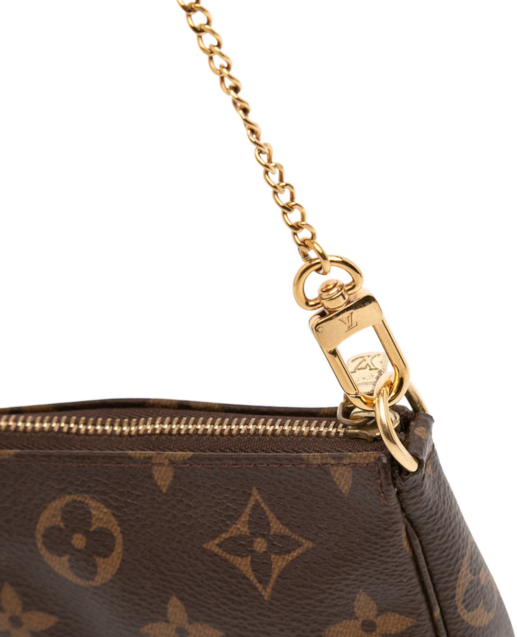 Louis Vuitton Monogram Mini Pochette Accessoires Bruin