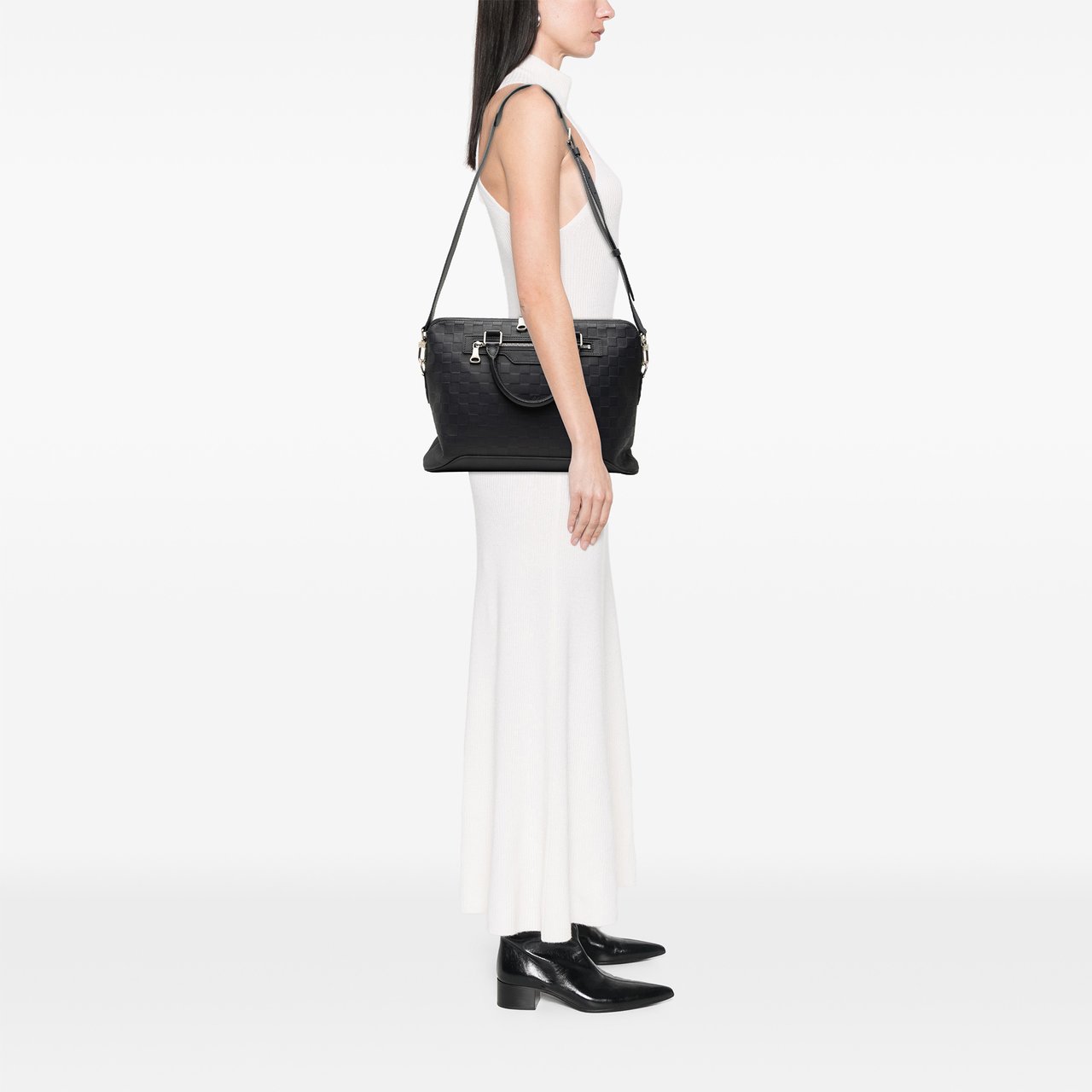 Louis Vuitton Damier Infini Avenue Soft Briefcase Zwart