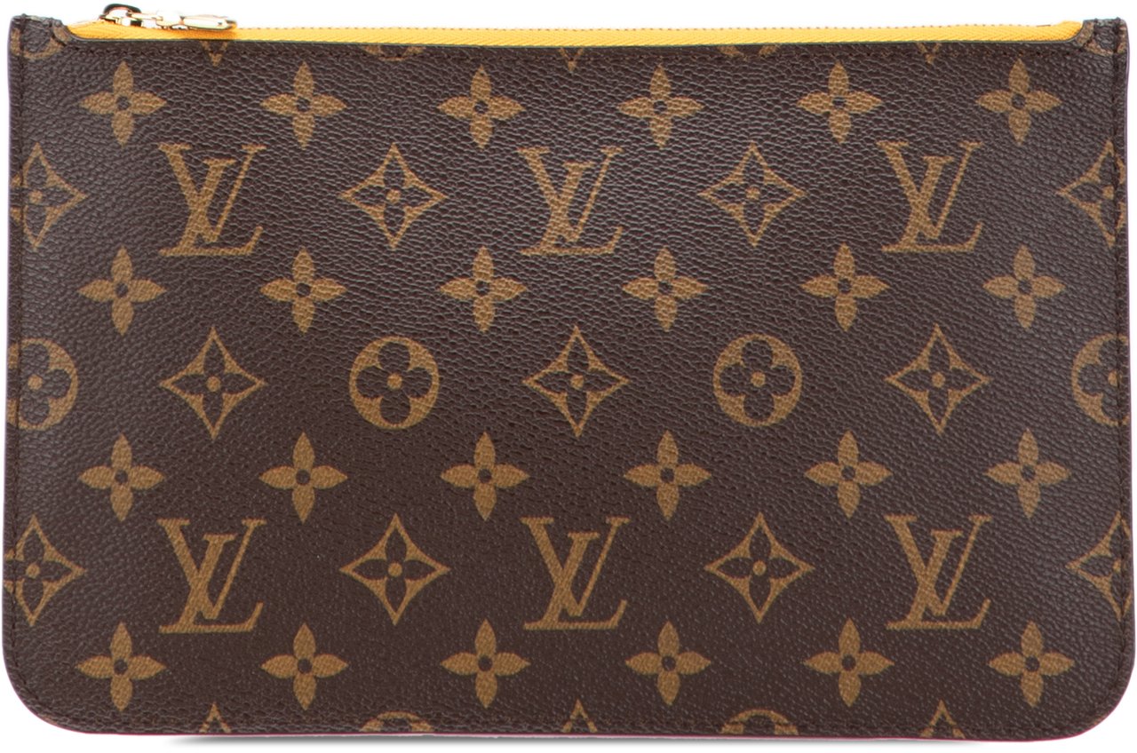 Louis Vuitton Monogram Neverfull Pouch Bruin
