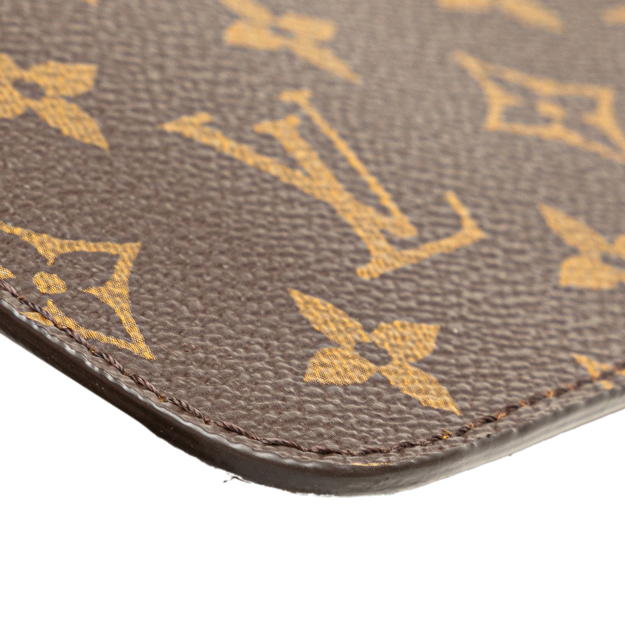 Louis Vuitton Monogram Neverfull Pouch Bruin