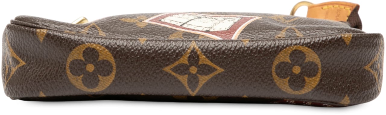 Louis Vuitton Monogram Patch Mini Pochette Accessoires Bruin