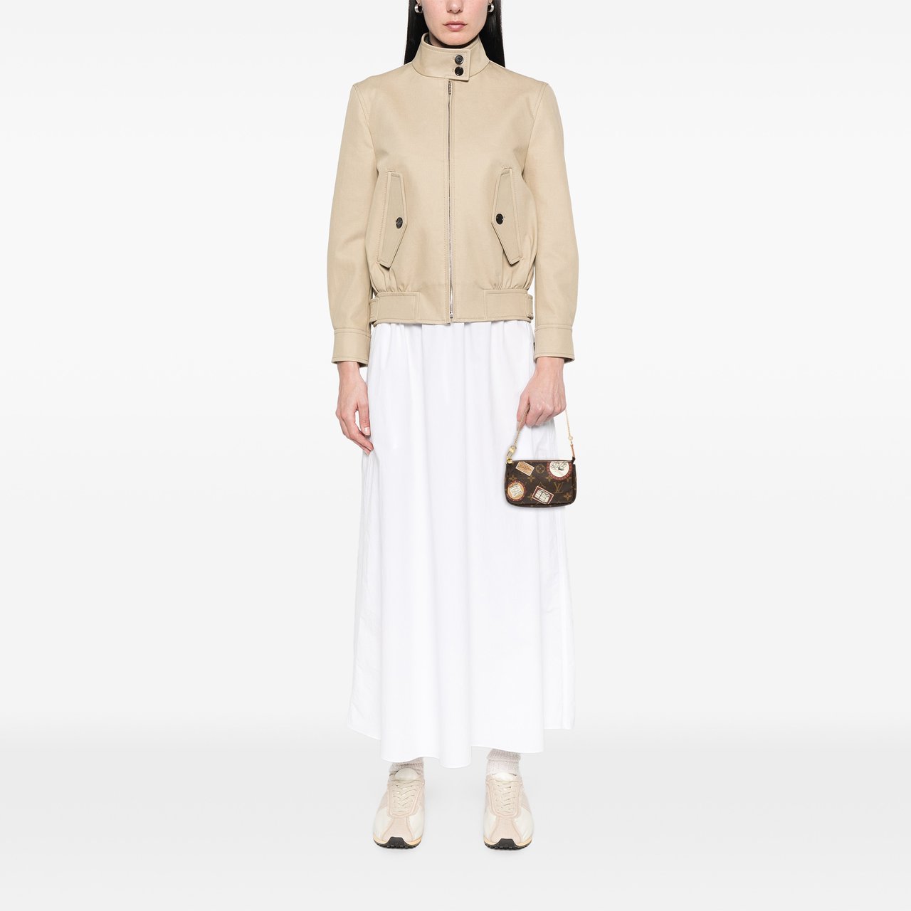 Louis Vuitton Monogram Patch Mini Pochette Accessoires Bruin