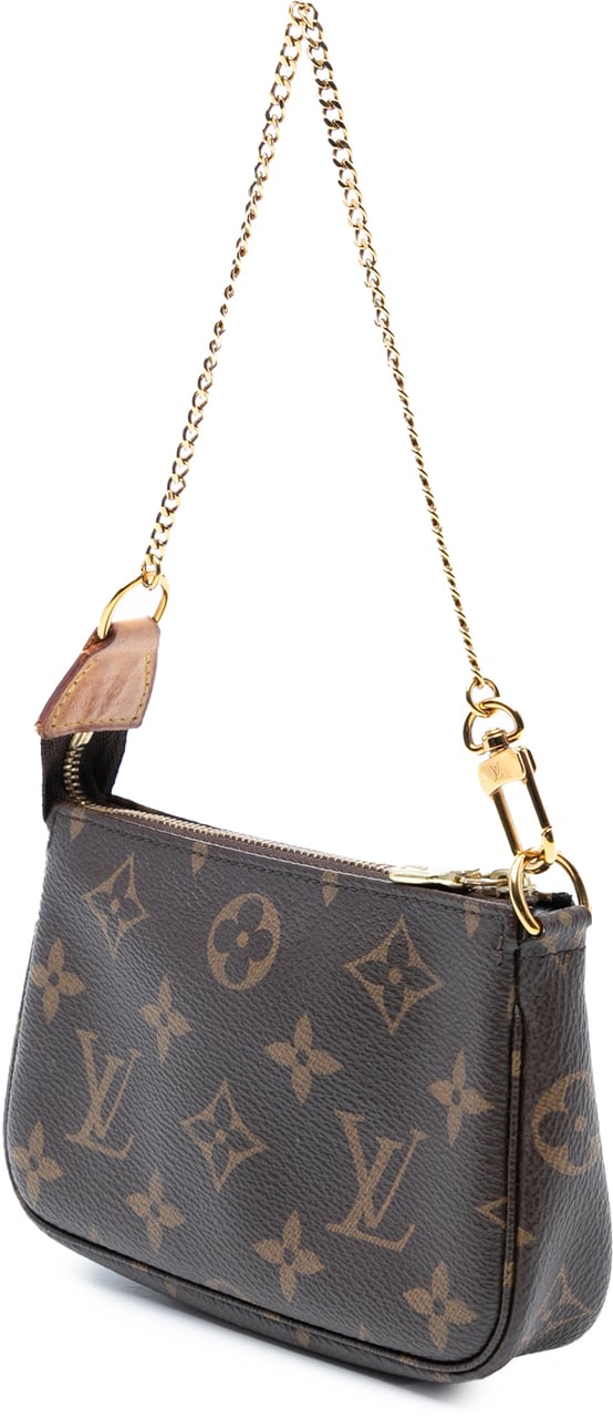 Louis Vuitton Monogram Mini Pochette Accessoires Bruin