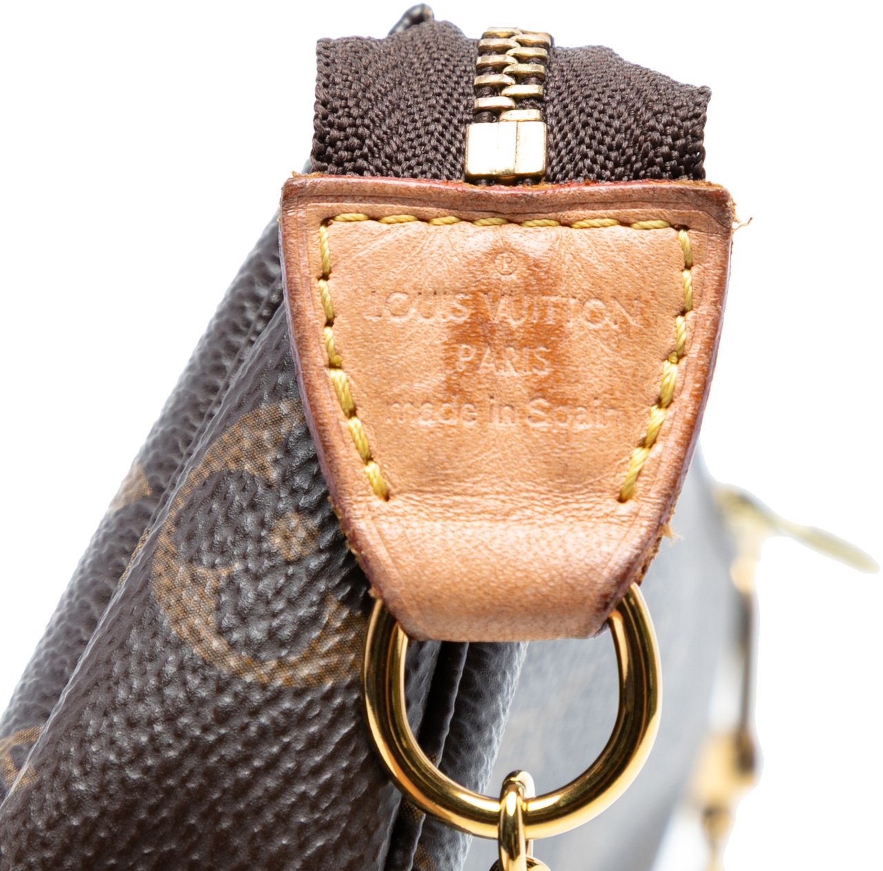 Louis Vuitton Monogram Mini Pochette Accessoires Bruin