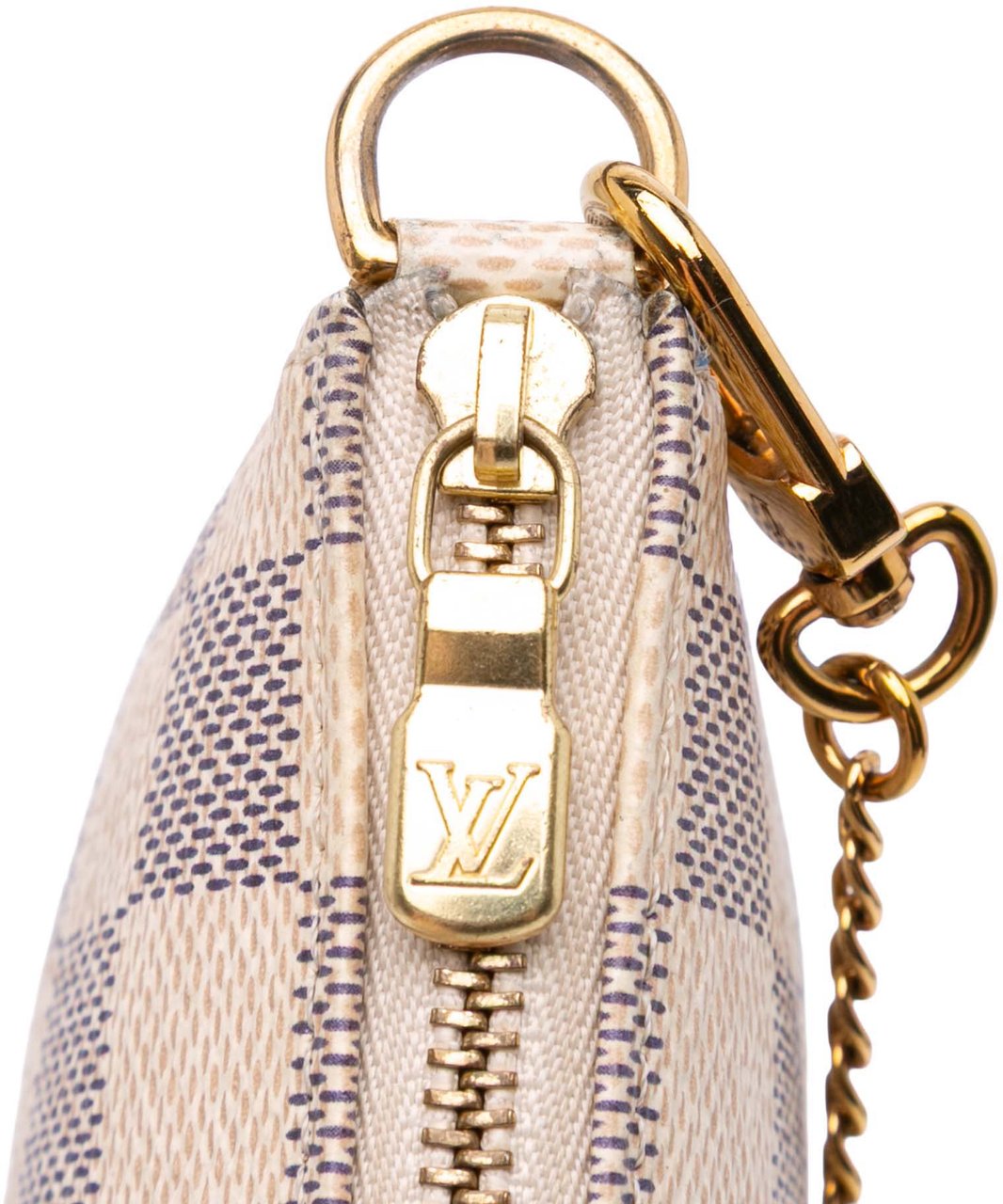 Louis Vuitton Damier Azur Mini Pochette Accessoires Wit