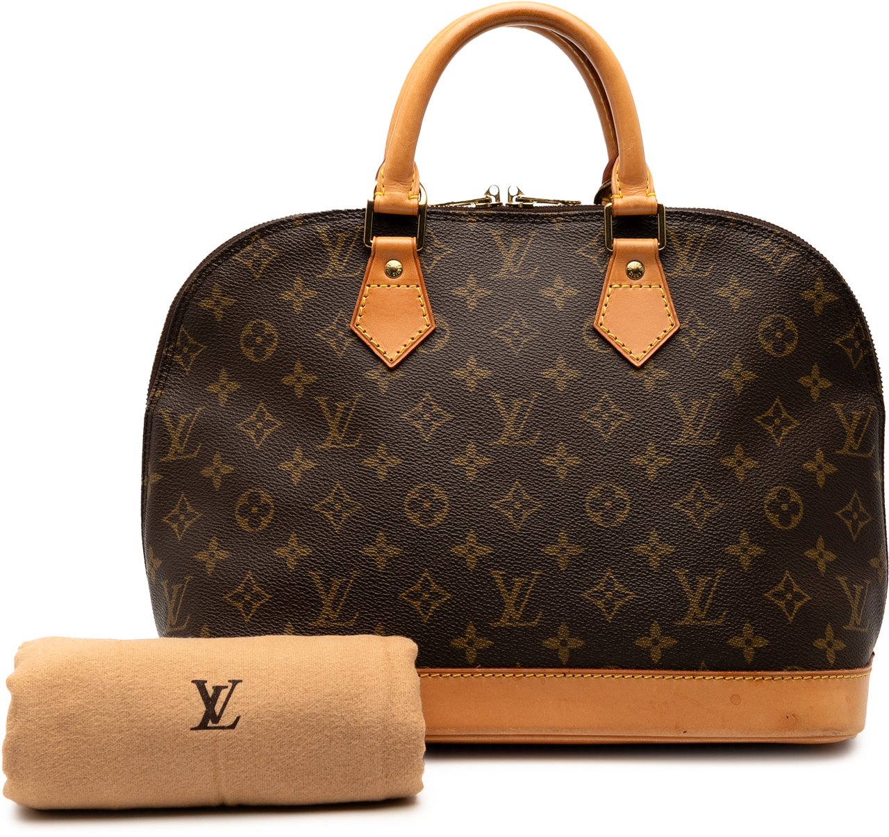 Louis Vuitton Monogram Alma PM Bruin