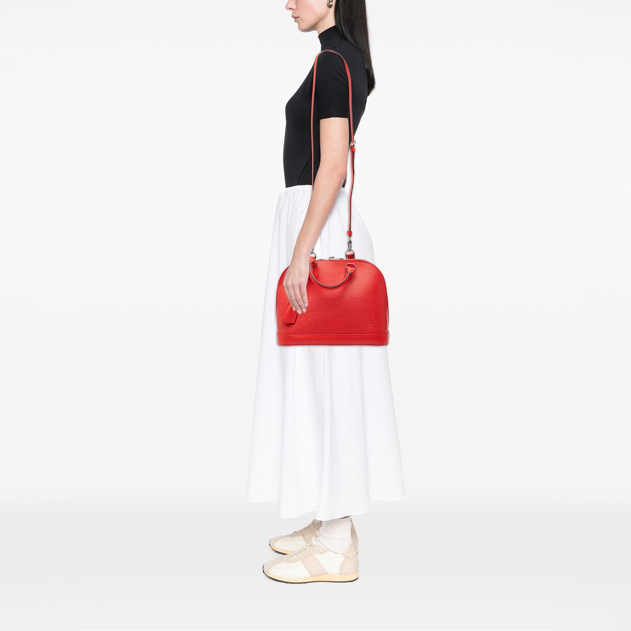 Louis Vuitton Epi Alma PM Rood