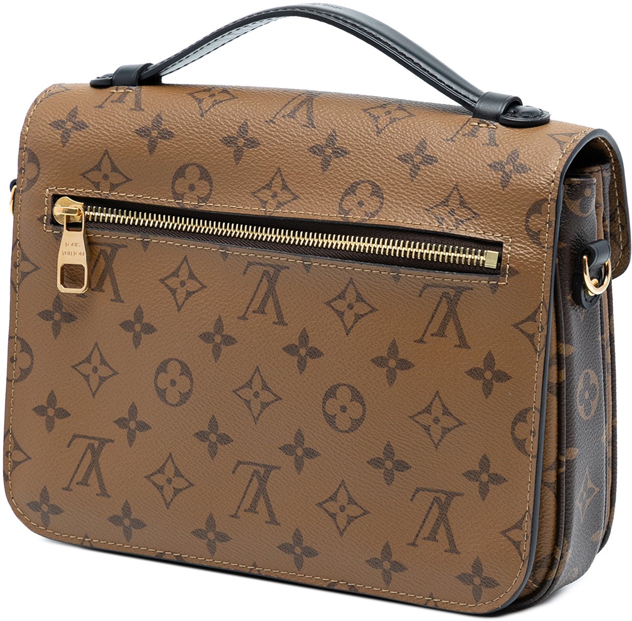 Louis Vuitton Monogram Reverse Pochette Metis Bruin