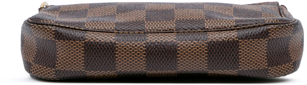 Louis Vuitton Damier Ebene Mini Pochette Accessoires Bruin