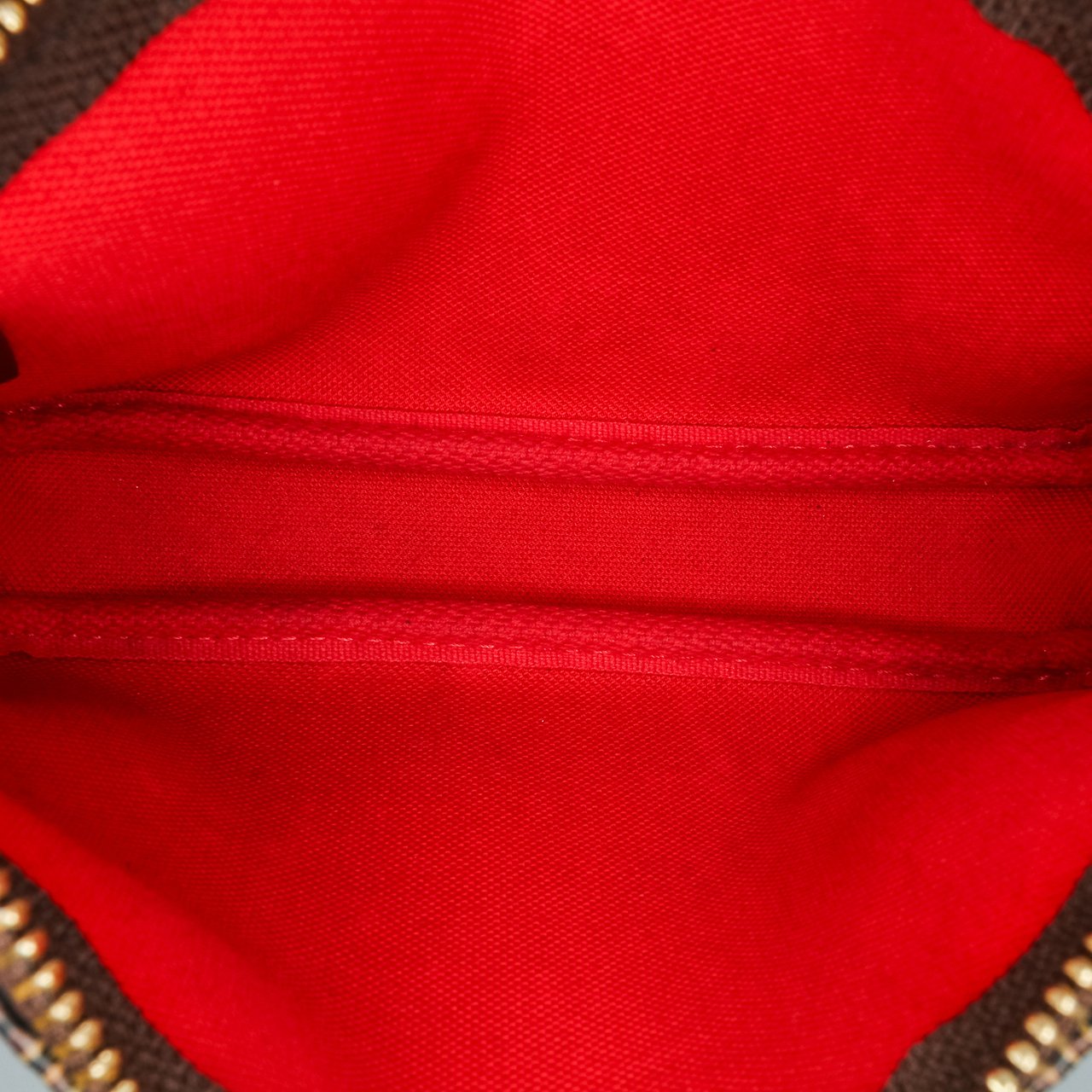Louis Vuitton Damier Ebene Mini Pochette Accessoires Bruin