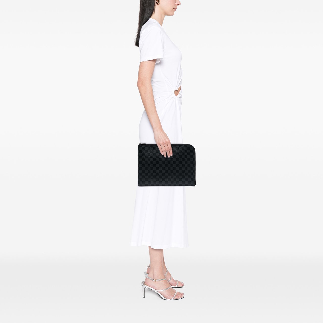 Louis Vuitton Damier Graphite Pochette Jour GM Zwart