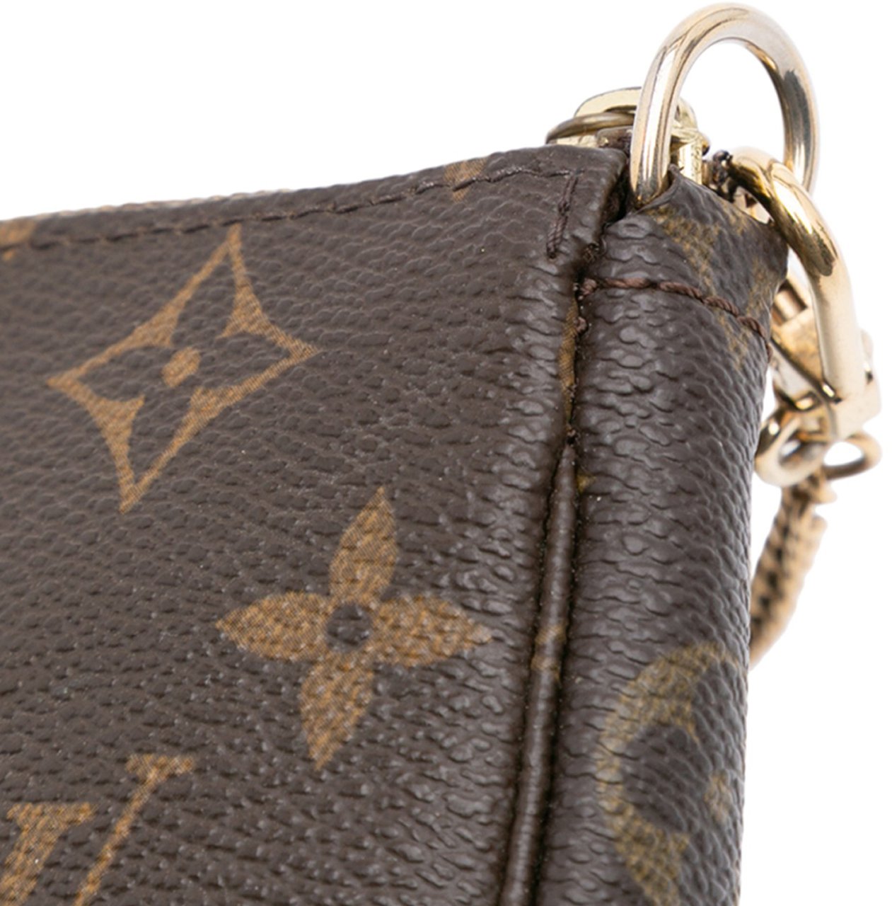 Louis Vuitton Monogram Mini Pochette Accessoires Bruin