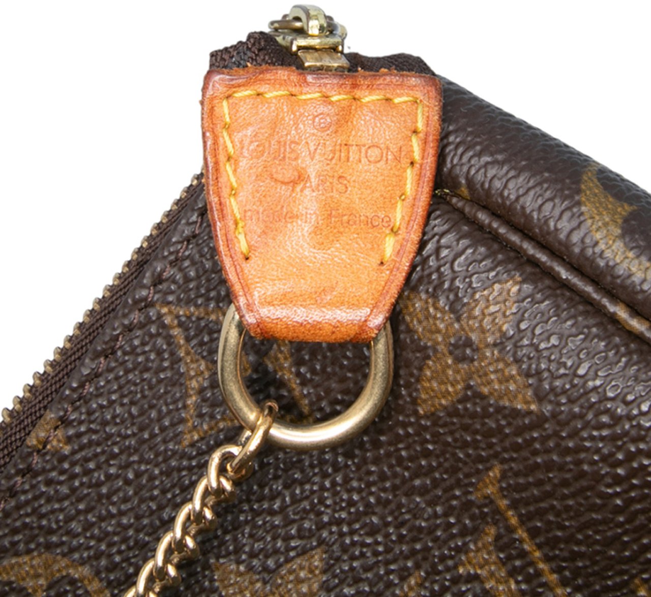 Louis Vuitton Monogram Mini Pochette Accessoires Bruin