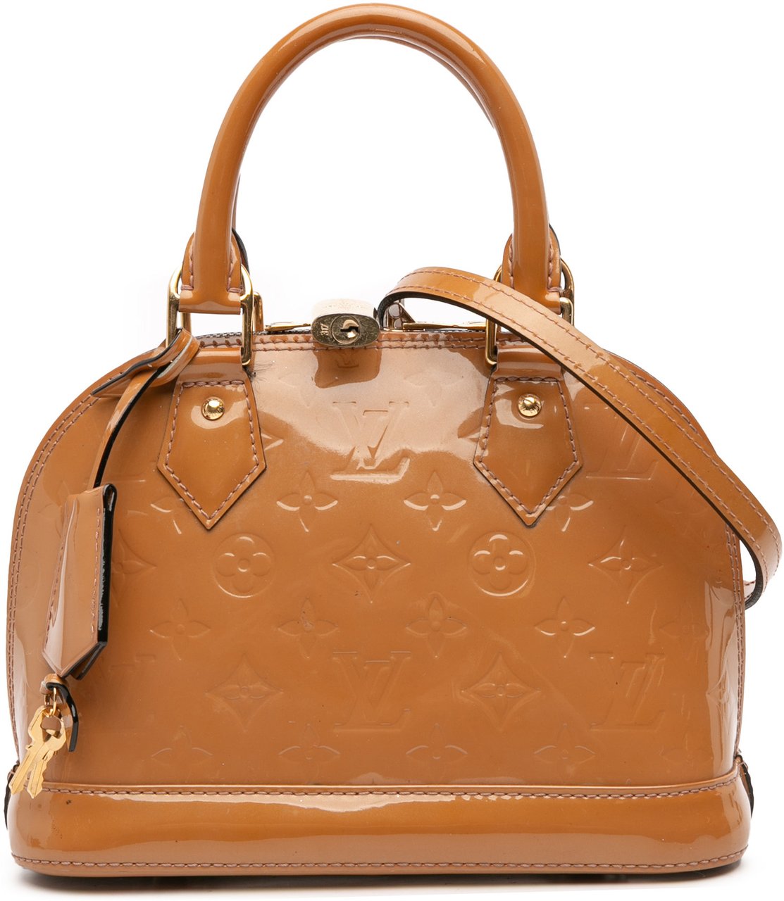 Louis Vuitton Monogram Vernis Alma BB Bruin