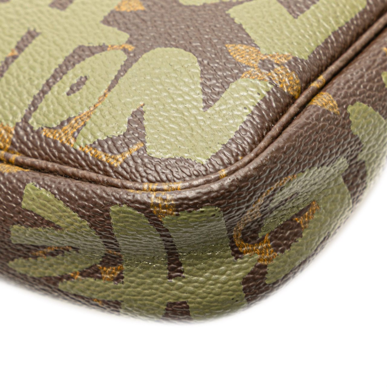 Louis Vuitton Stephen Sprouse Monogram Graffiti Pochette Accessoires Bruin