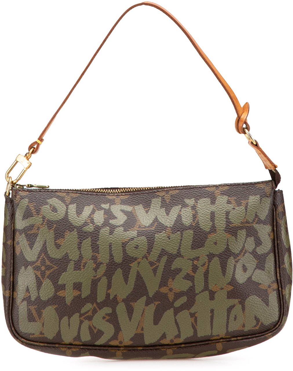 Louis Vuitton Stephen Sprouse Monogram Graffiti Pochette Accessoires Bruin