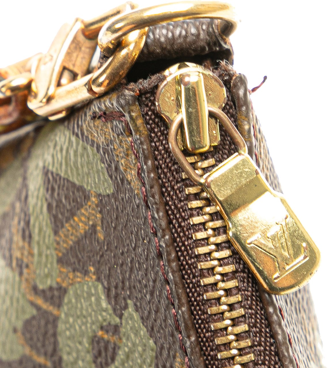 Louis Vuitton Stephen Sprouse Monogram Graffiti Pochette Accessoires Bruin