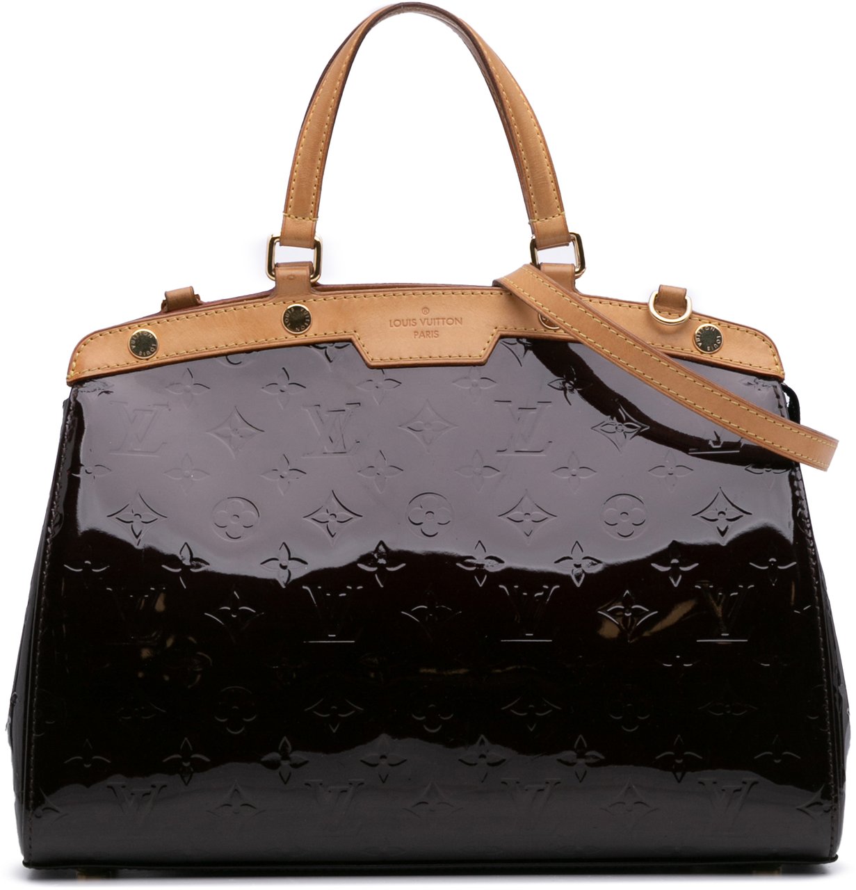 Louis Vuitton Monogram Vernis Brea MM Paars