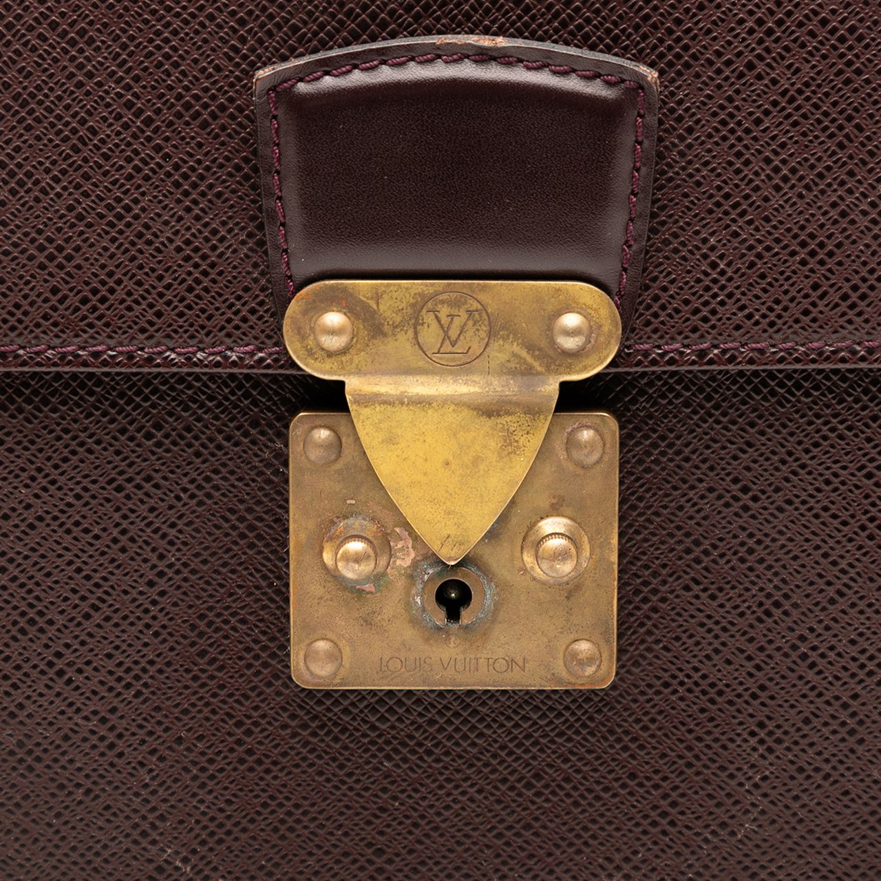 Louis Vuitton Taiga Serviette Kourad Briefcase Rood