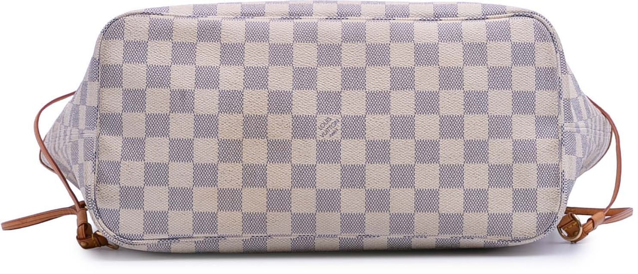 Louis Vuitton Damier Azur Neverfull MM Wit