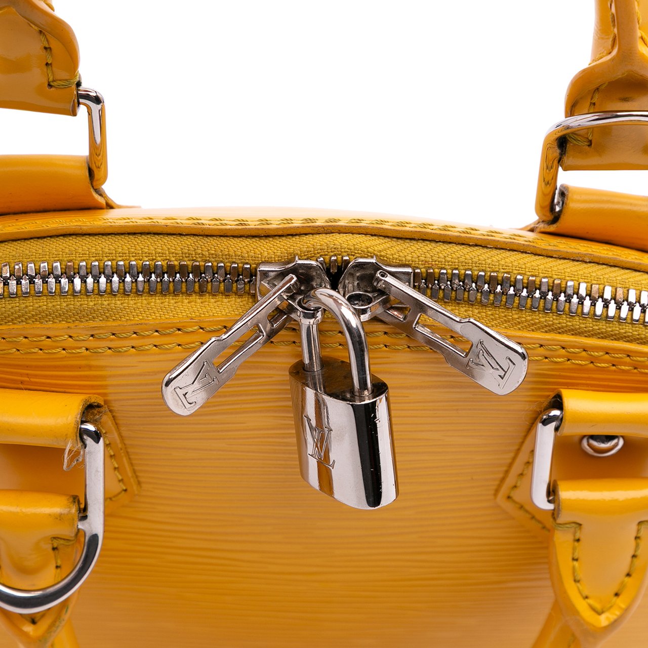 Louis Vuitton Epi Alma BB Geel