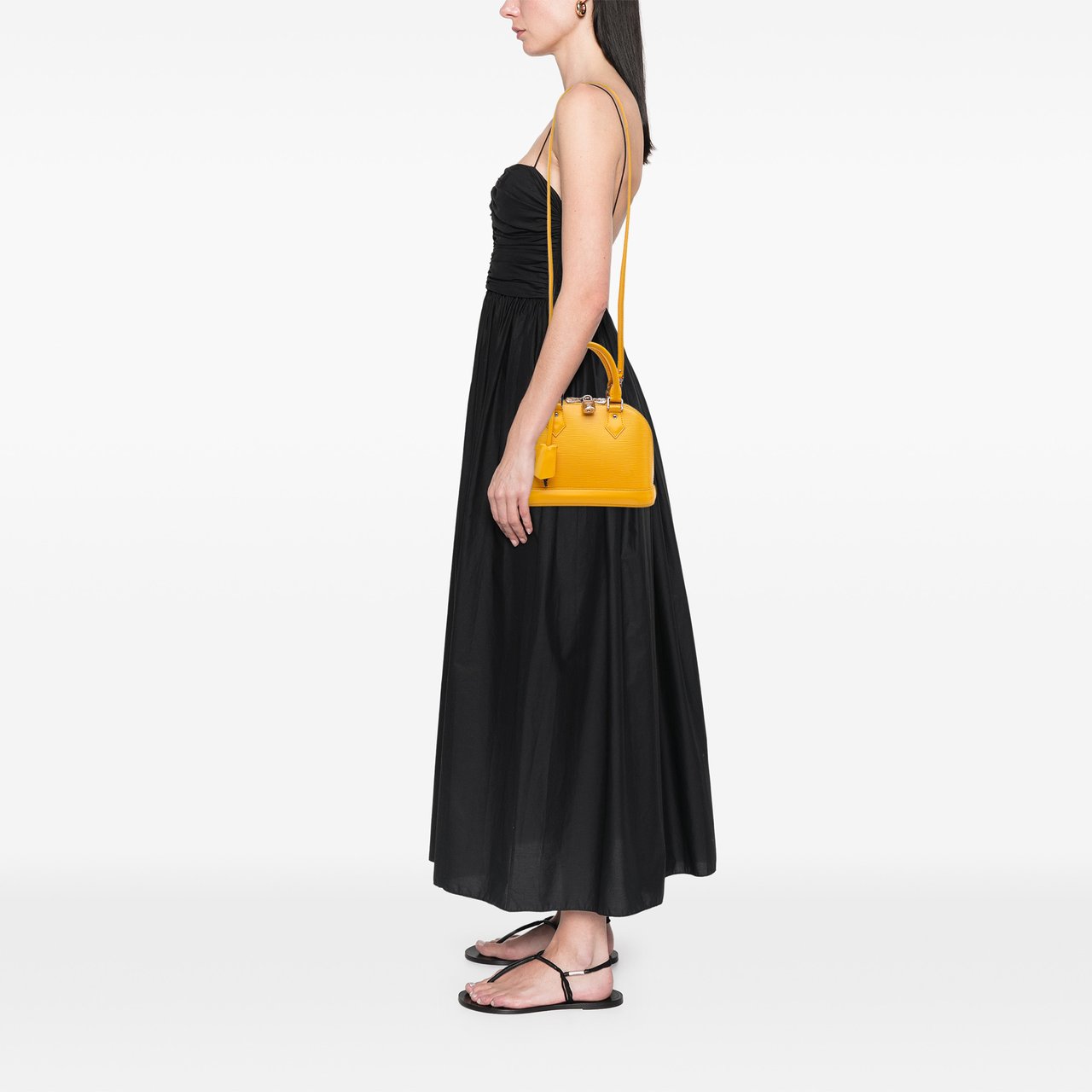 Louis Vuitton Epi Alma BB Geel