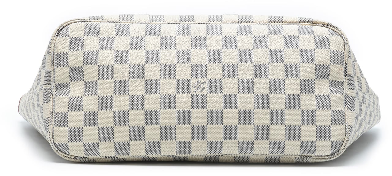 Louis Vuitton Damier Azur Neverfull MM Wit