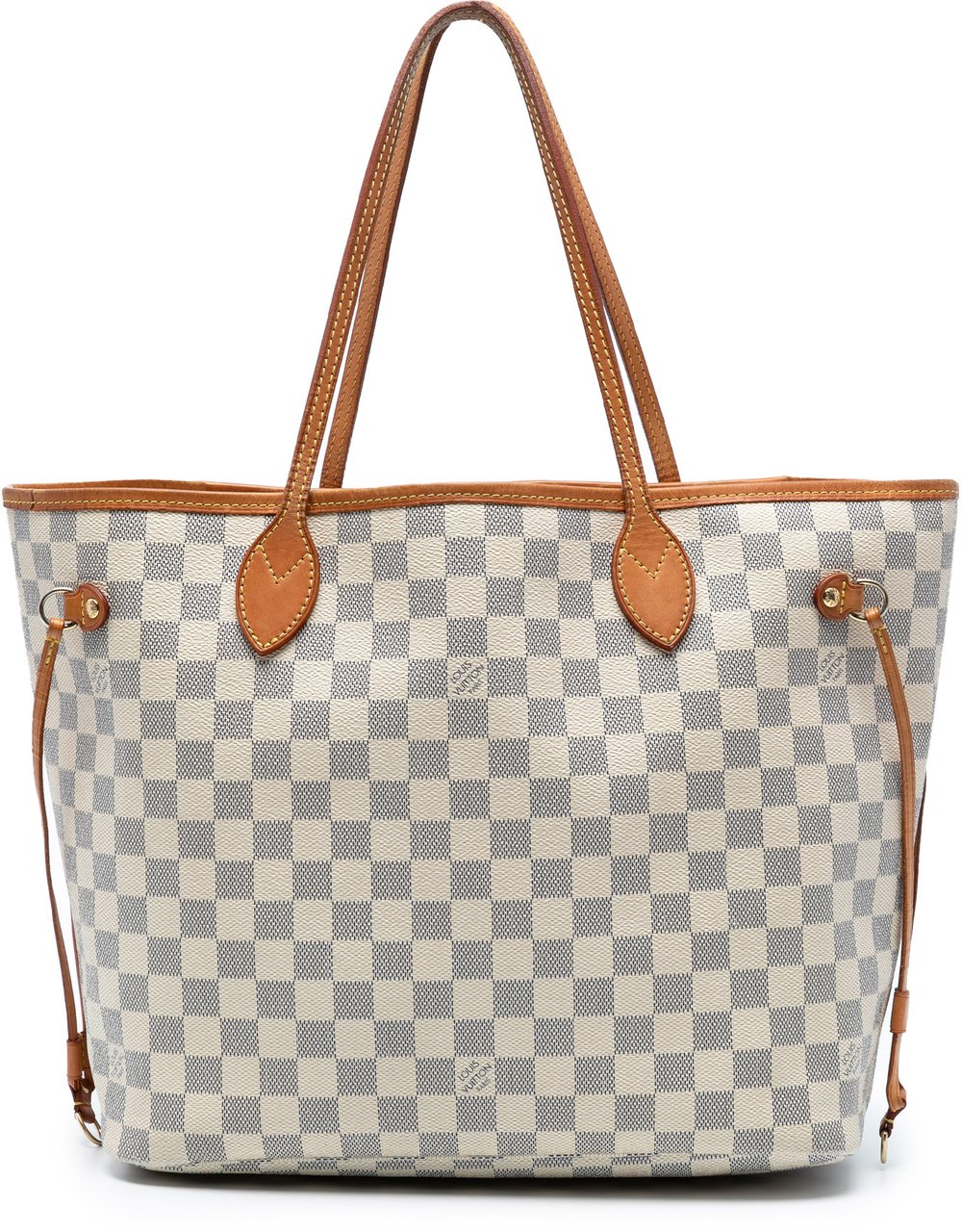 Louis Vuitton Damier Azur Neverfull MM Wit