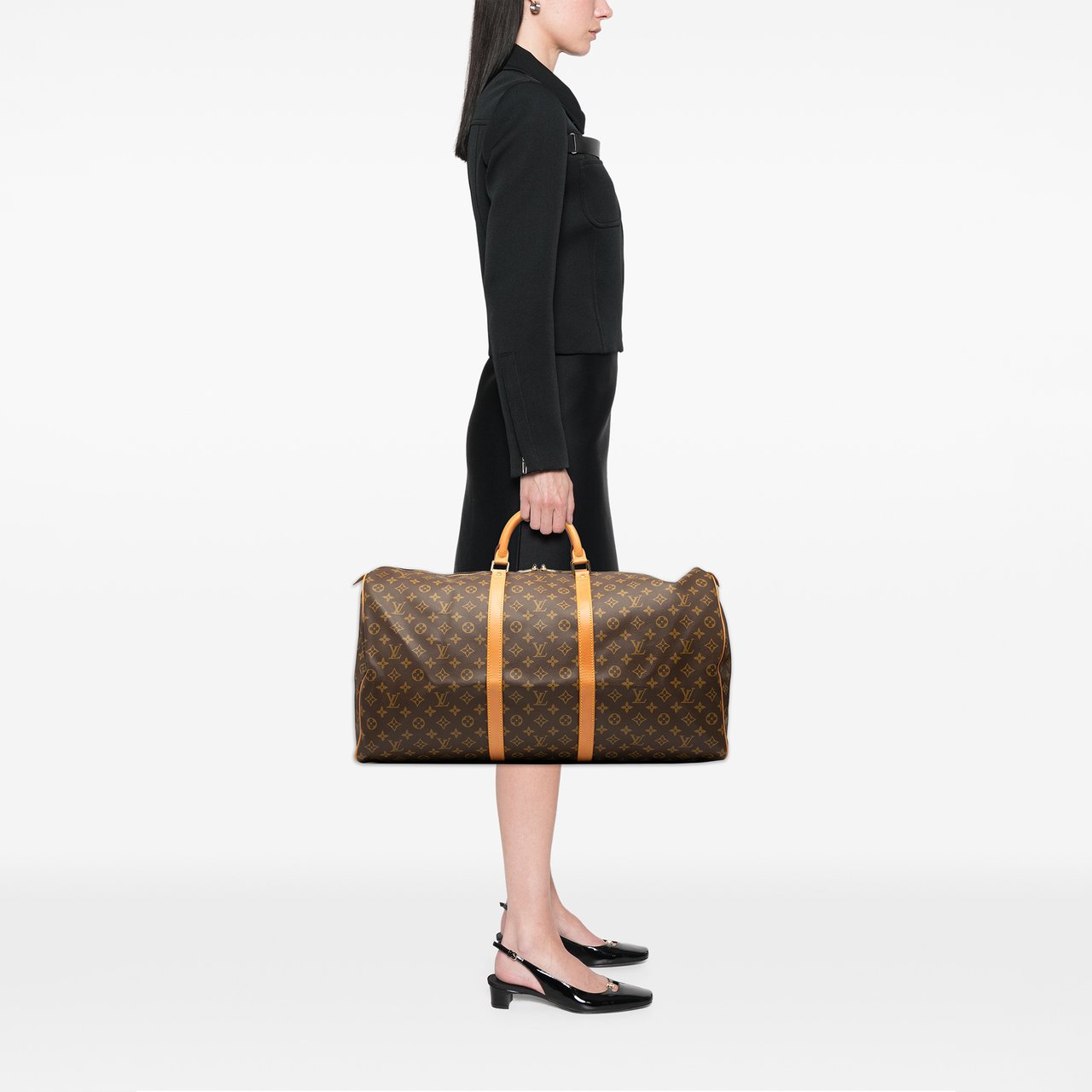 Louis Vuitton Monogram Keepall 60 Bruin