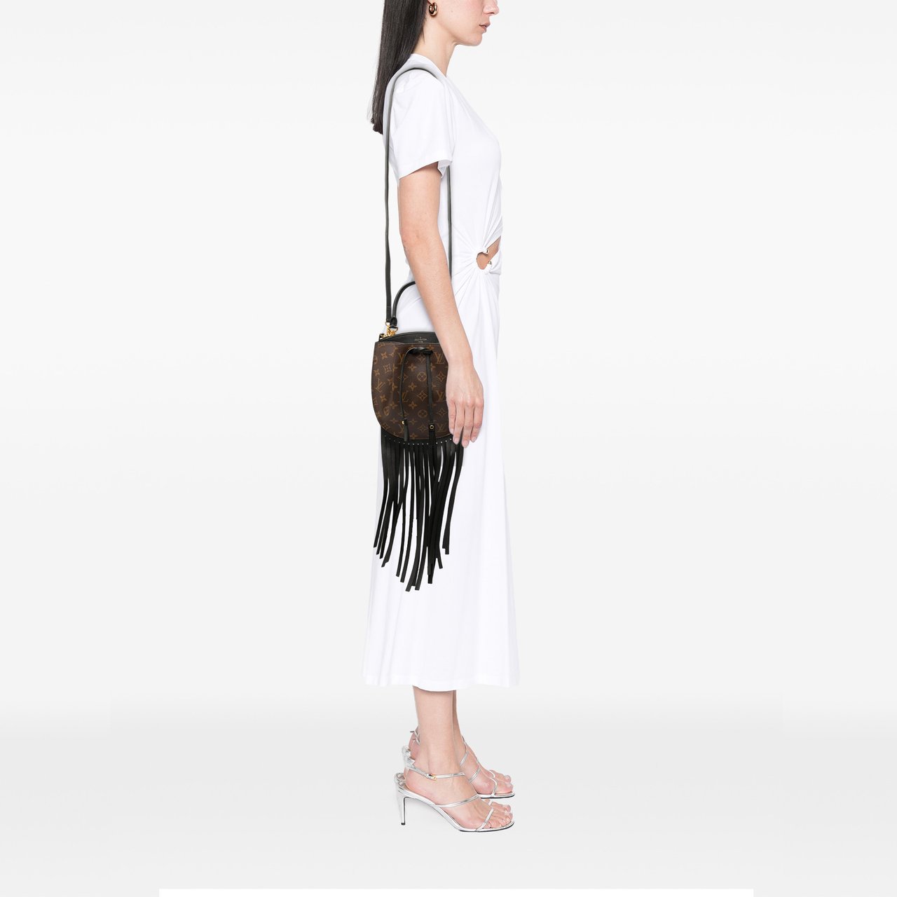 Louis Vuitton Monogram Fringed Noe Bruin
