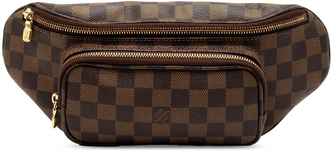 Louis Vuitton Damier Ebene Melville Belt Bum Bag Bruin