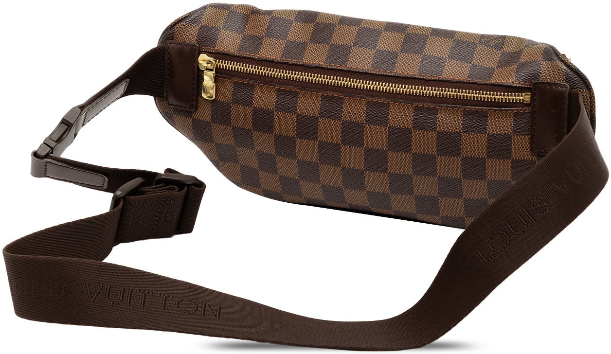 Louis Vuitton Damier Ebene Melville Belt Bum Bag Bruin