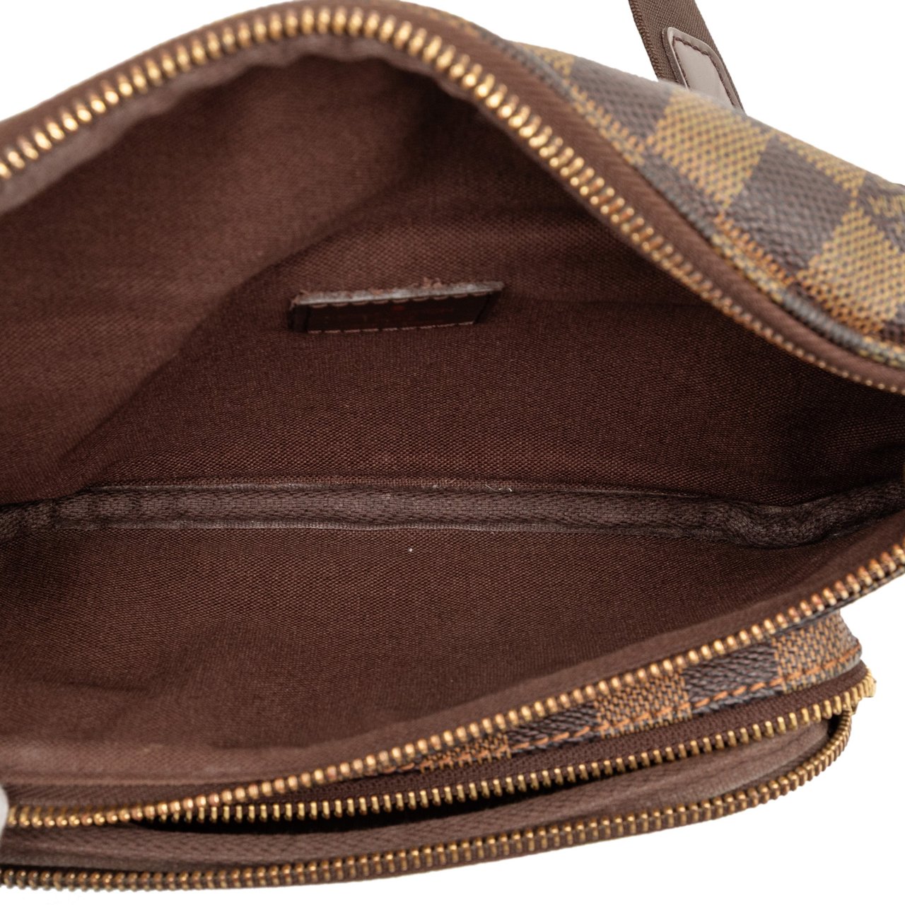 Louis Vuitton Damier Ebene Melville Belt Bum Bag Bruin