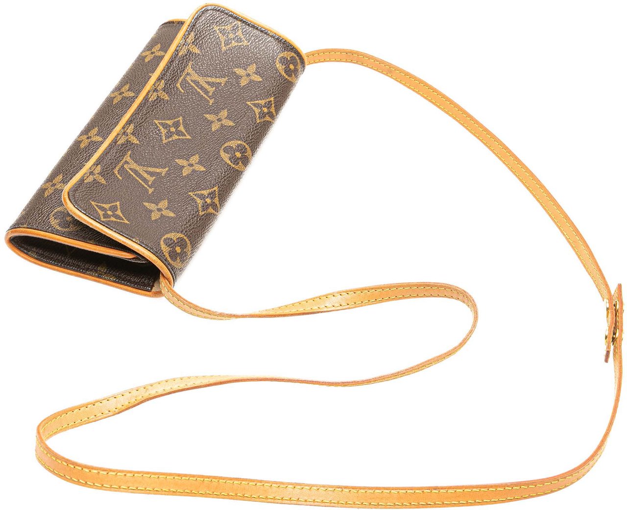 Louis Vuitton Monogram Pochette Twin PM Bruin