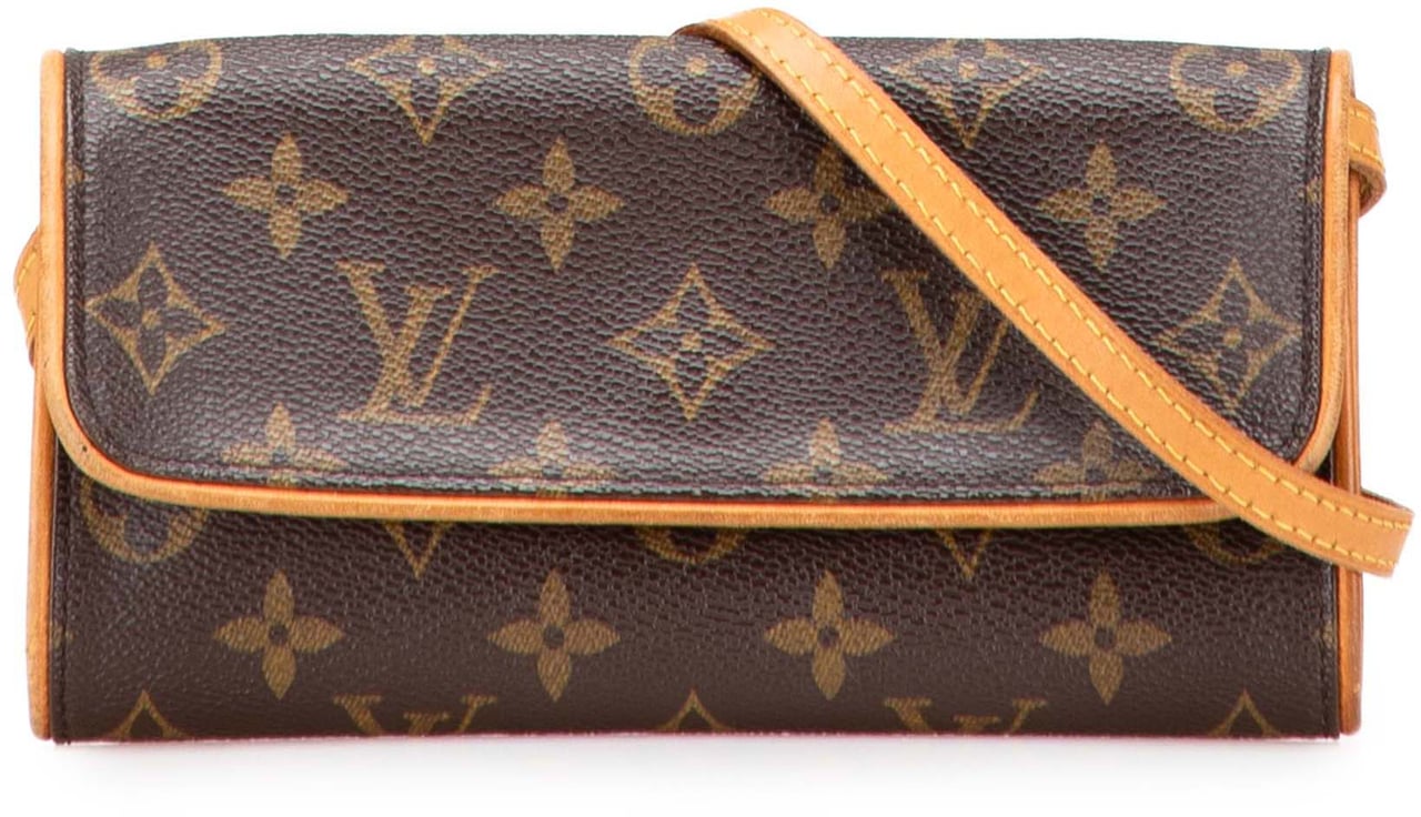 Louis Vuitton Monogram Pochette Twin PM Bruin
