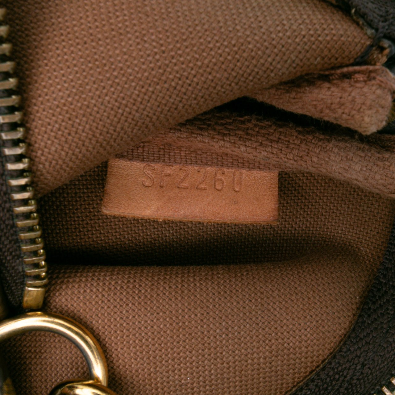 Louis Vuitton Monogram Mini Pochette Accessoires Bruin