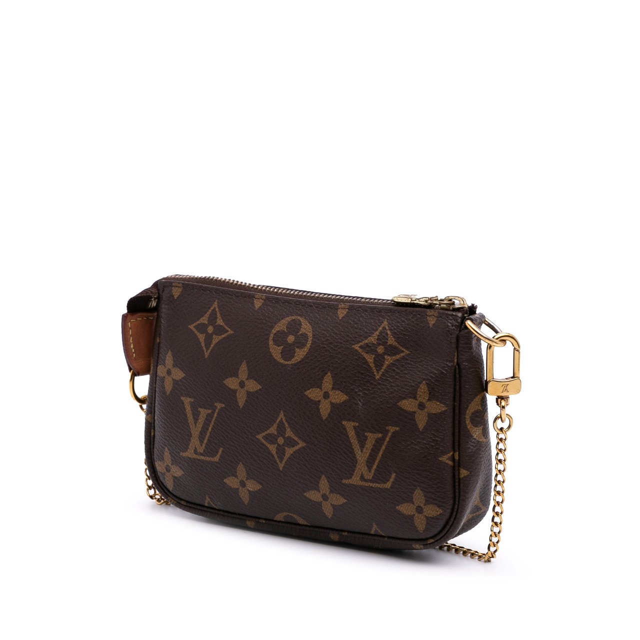 Louis Vuitton Monogram Mini Pochette Accessoires Bruin