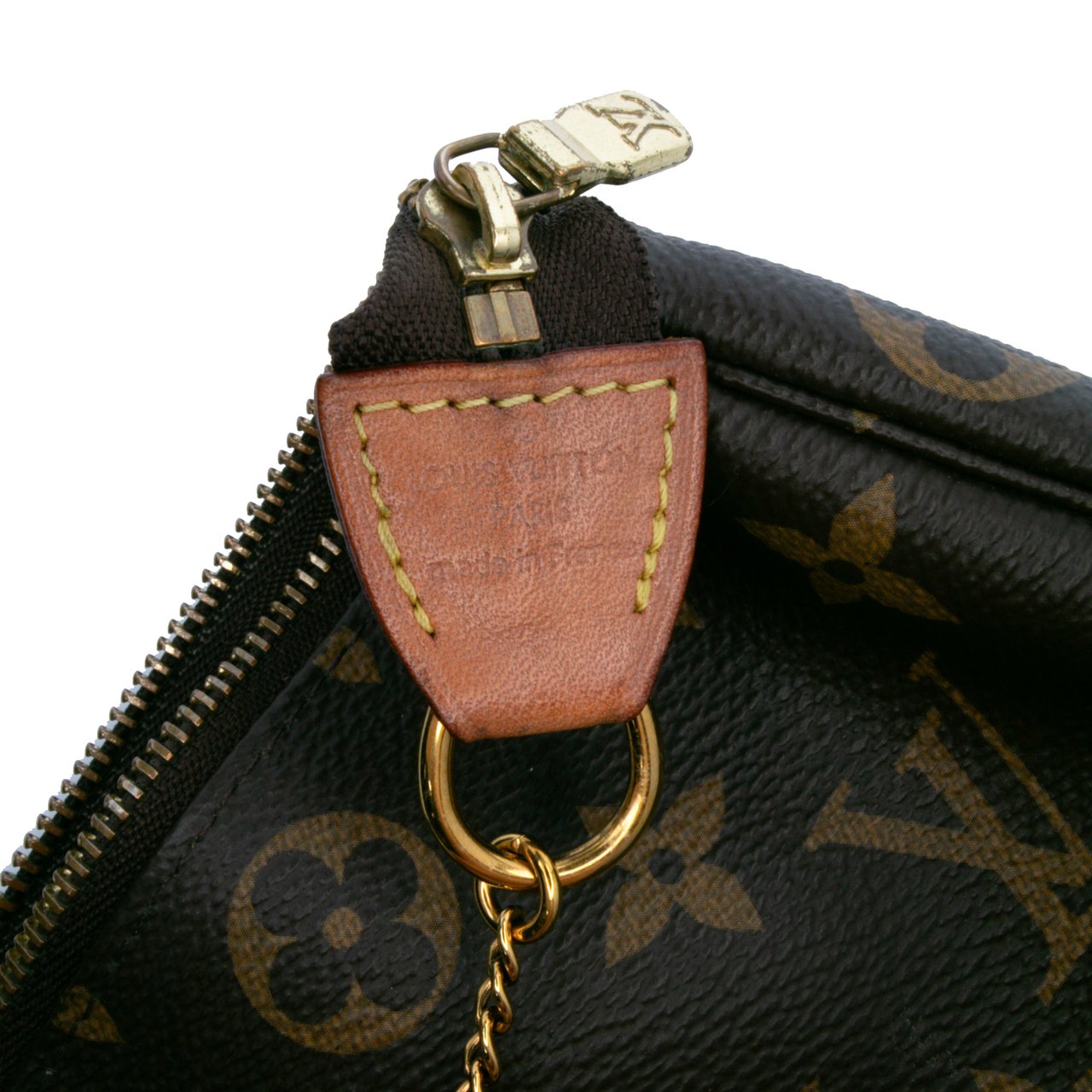 Louis Vuitton Monogram Mini Pochette Accessoires Bruin