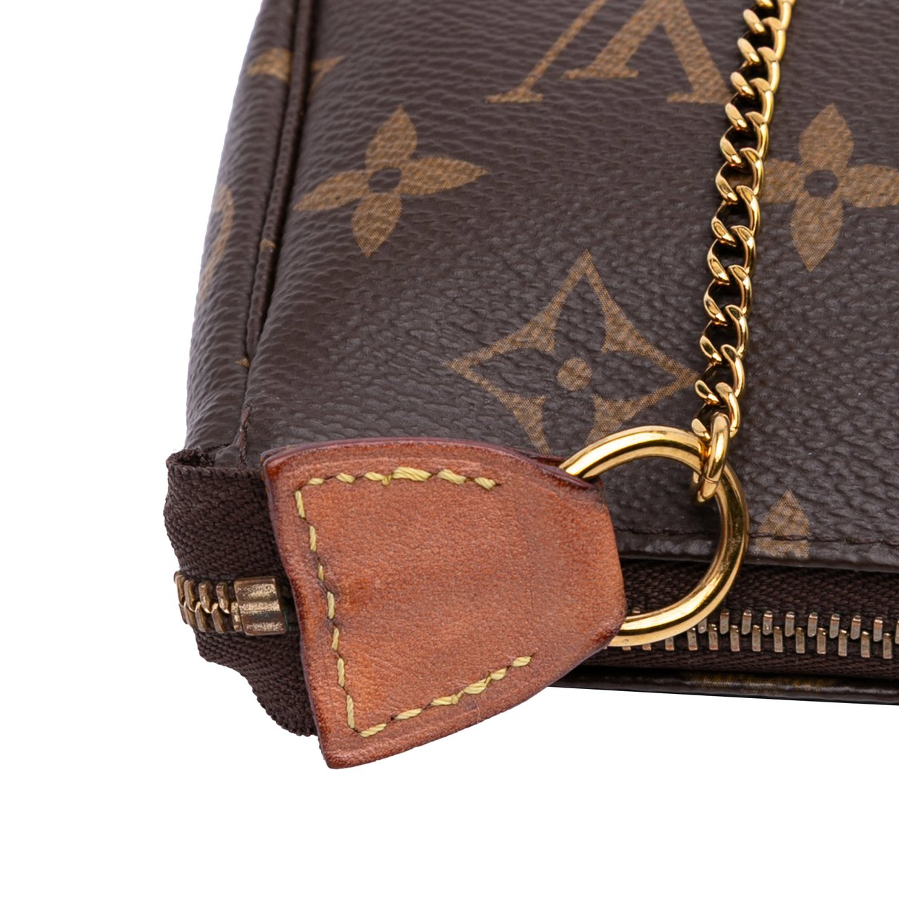 Louis Vuitton Monogram Mini Pochette Accessoires Bruin