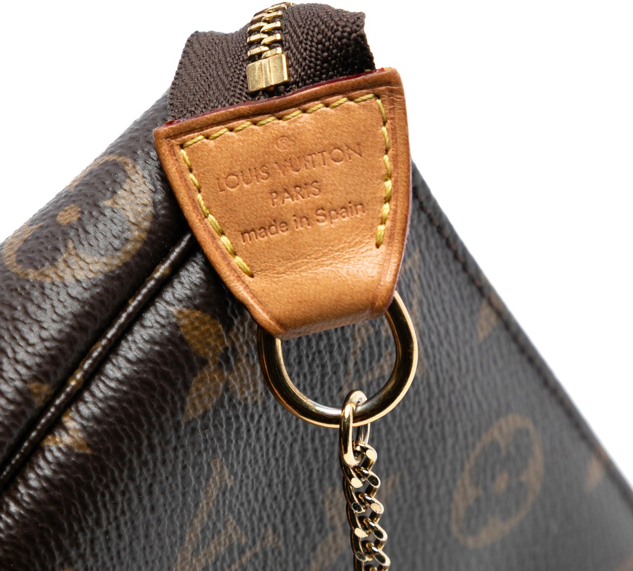 Louis Vuitton Monogram Mini Pochette Accessoires Bruin