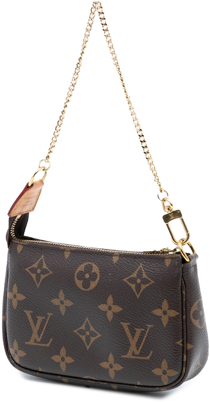 Louis Vuitton Monogram Mini Pochette Accessoires Bruin