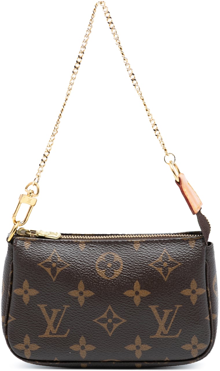 Louis Vuitton Monogram Mini Pochette Accessoires Bruin