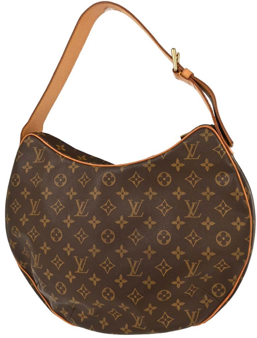 Louis Vuitton Louis Vuitton Croissant Handbag Monogram Canvas GM Bruin