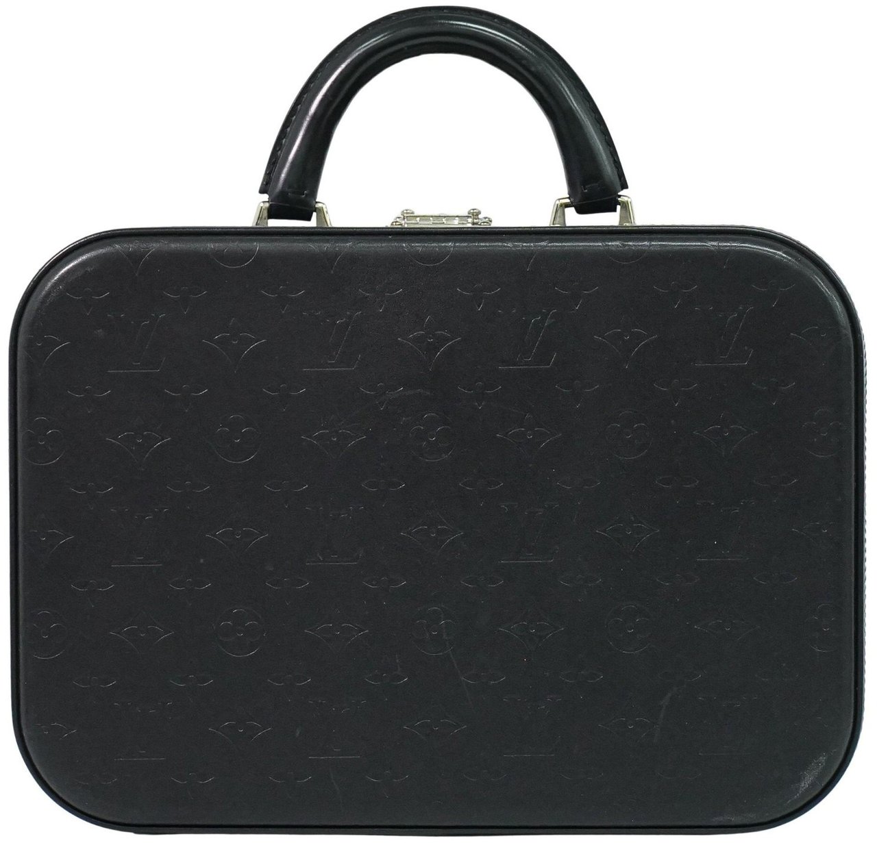 Louis Vuitton Louis Vuitton Valisette Handbag Monogram Glace Leather MM Zwart