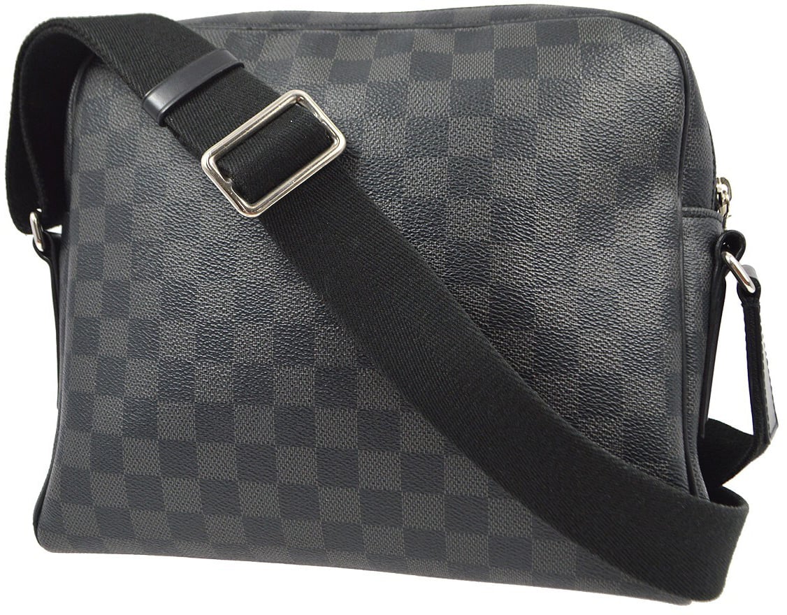 Louis Vuitton Louis Vuitton Dayton Reporter Bag Damier Graphite PM Zwart