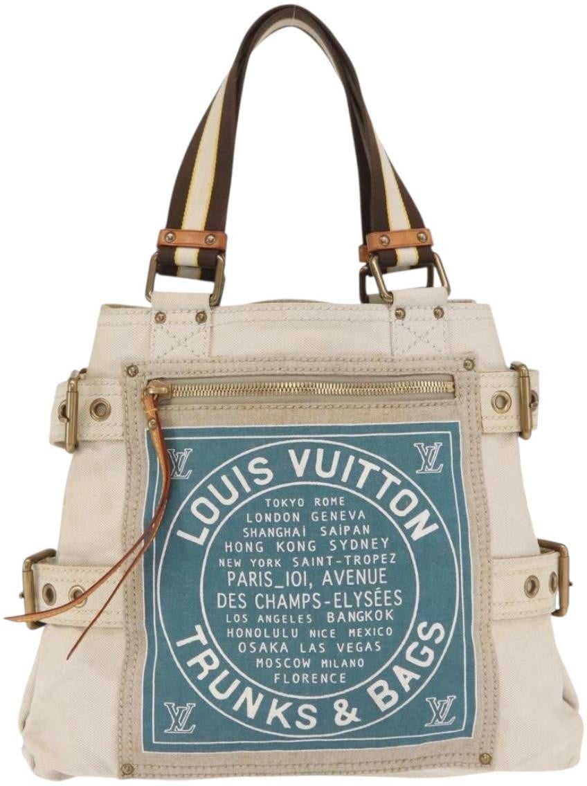 Louis Vuitton Louis Vuitton Globe Shopper Tote Canvas MM Beige
