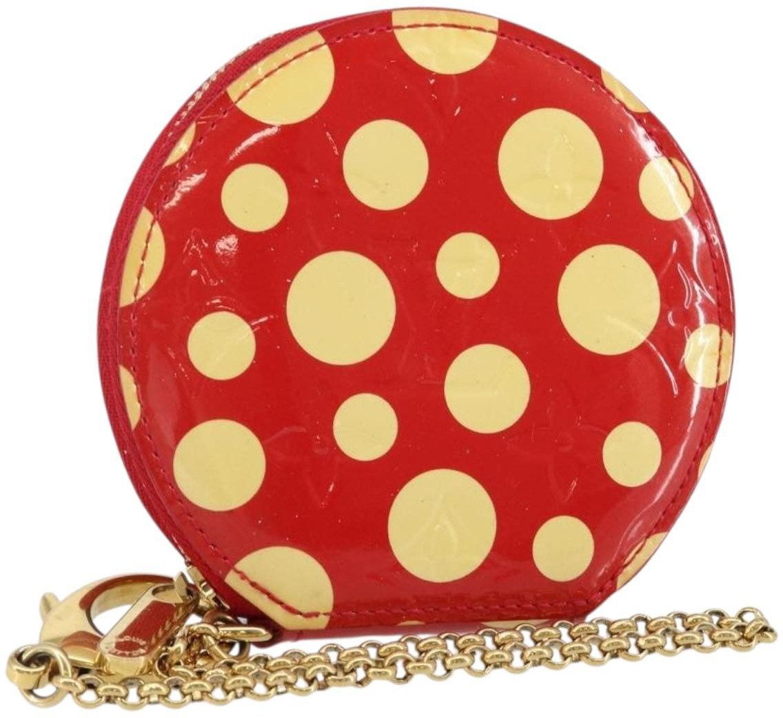 Louis Vuitton Louis Vuitton Boite Chapeau Coin Purse Patent Leather Rood