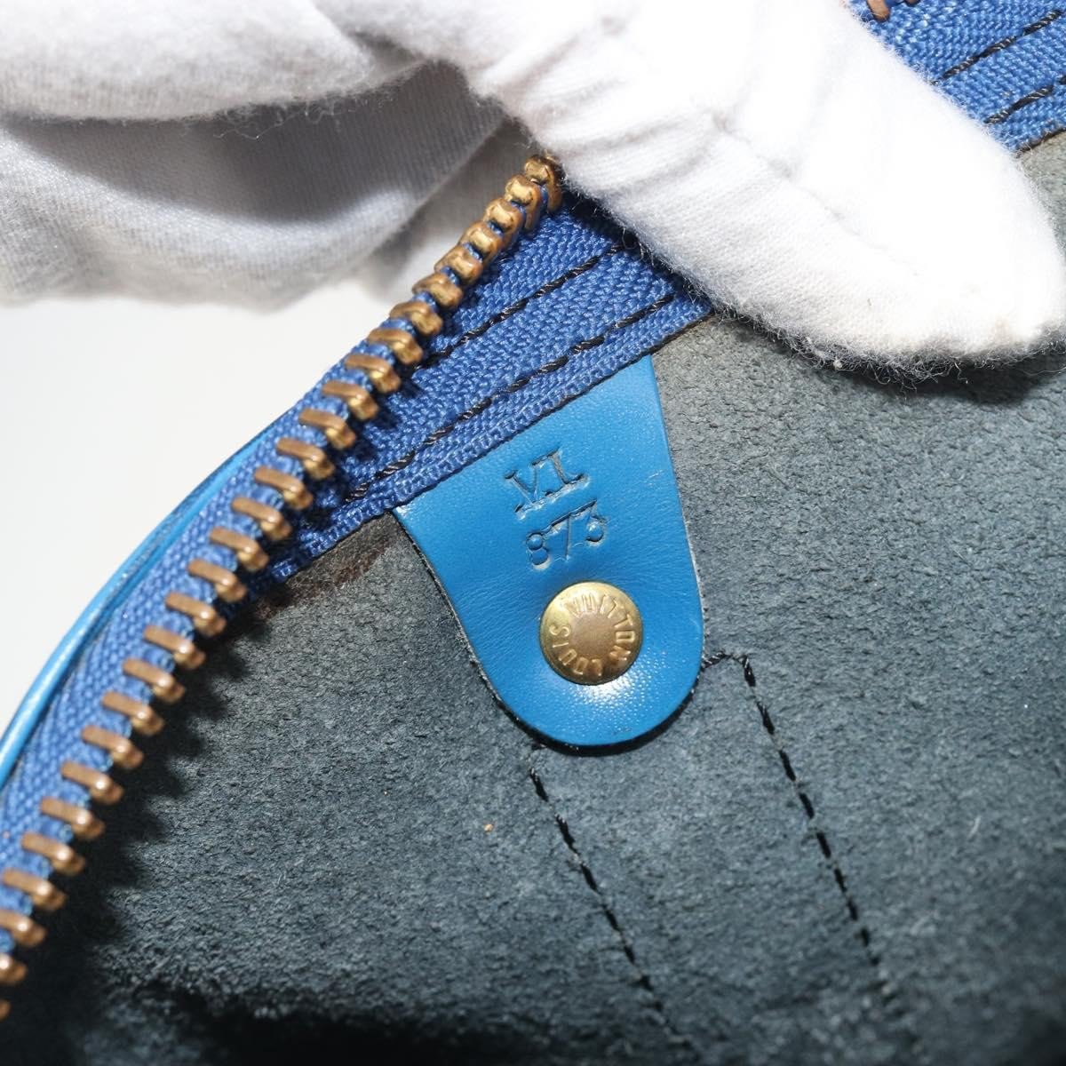 Louis Vuitton Keepall Epi 55 Blauw