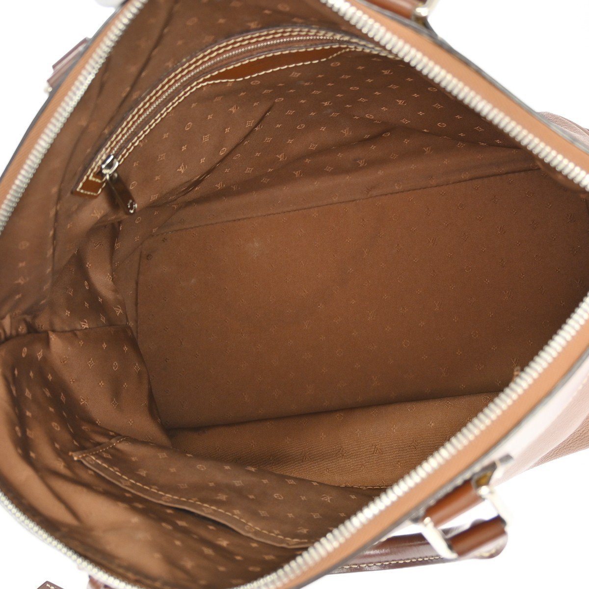 Louis Vuitton Suhali Lockit Handbag Leather MM Bruin