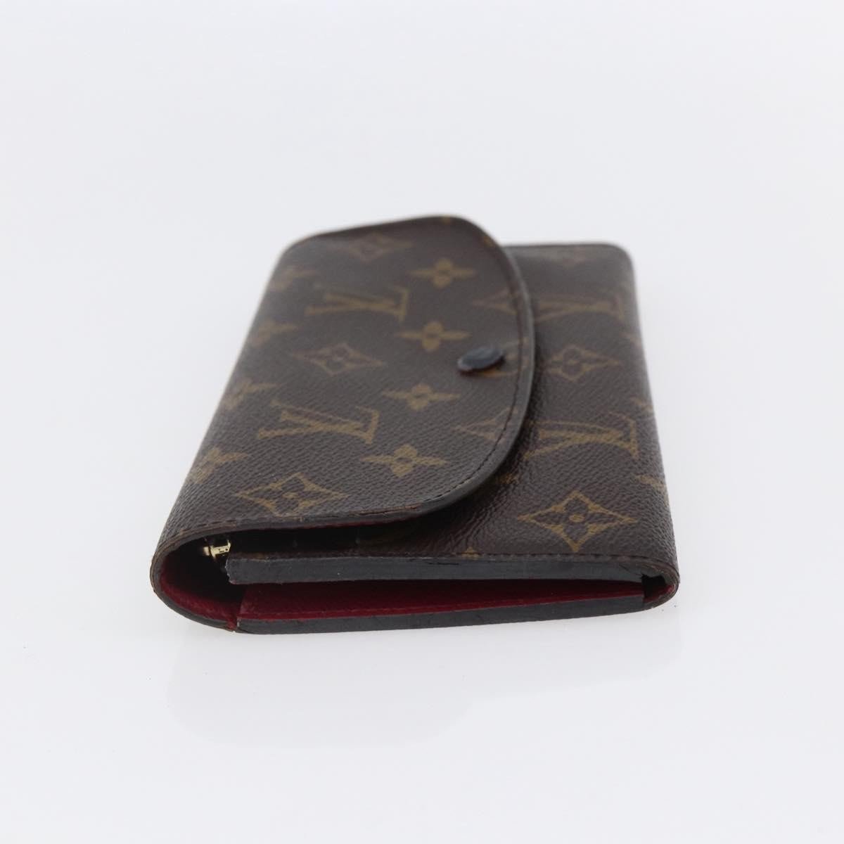 Louis Vuitton Louis Vuitton Emilie Wallet Monogram Canvas Bruin